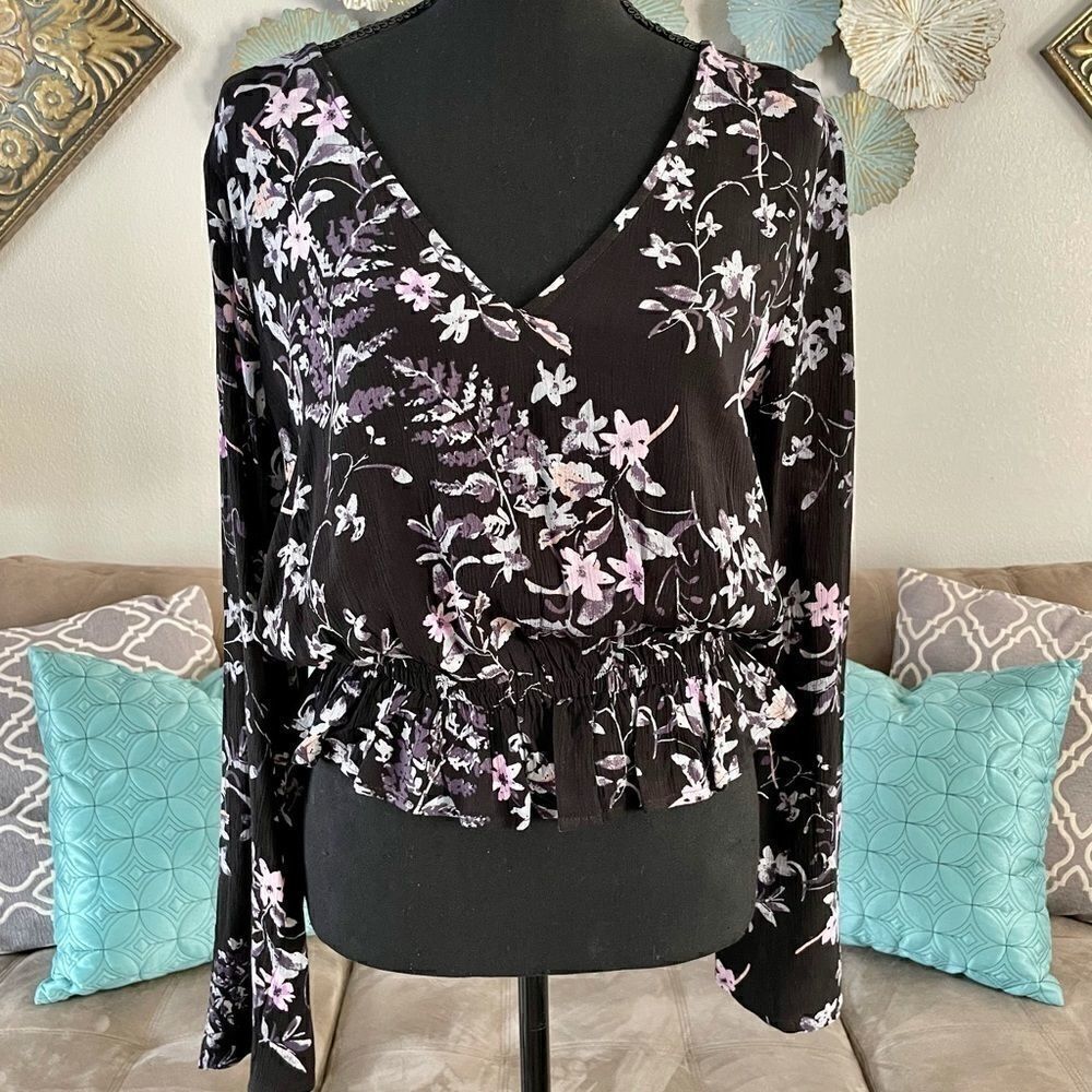 NWT EXPRESS Floral Blouse 